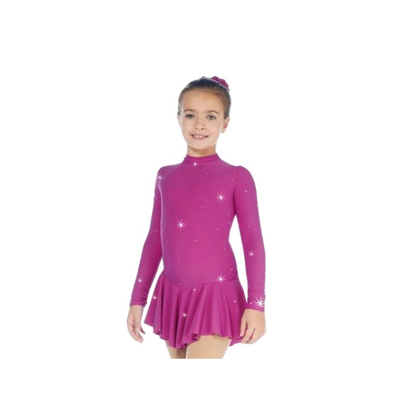 Robe de patinage artistique Sagester modèle 200 fuchsia Robe de patinage artistique Sagester modèle 200 fuchsia